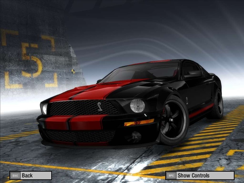 Shelby GT500 Red Stripes