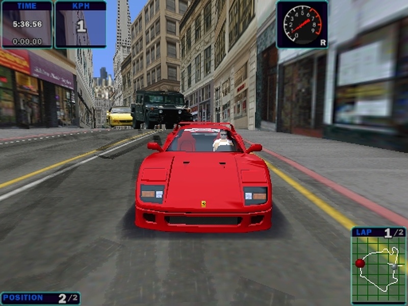 Hummer and Ferrari on street of San Francisco