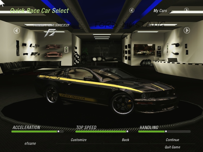 NFS Shelby Terlingua Ford Mustang GT.........:D