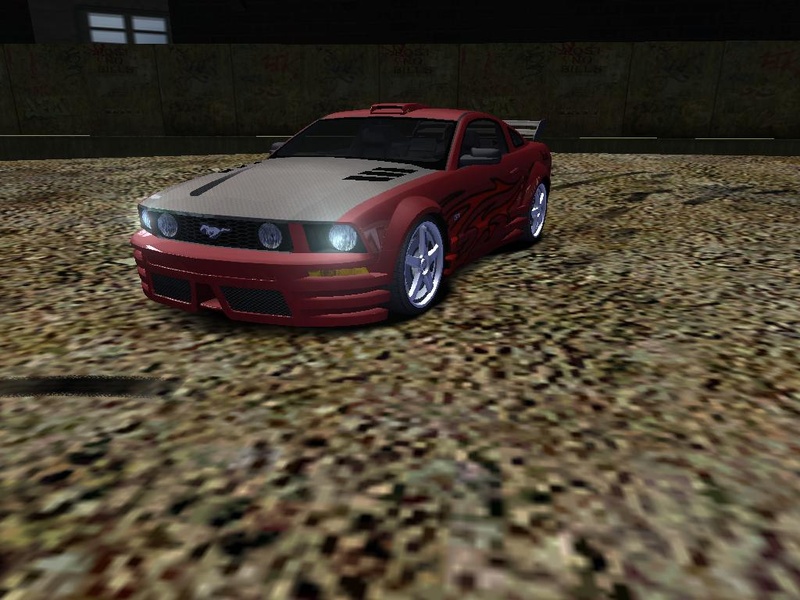 A replica of the Mustang GT in the cape of NFSMW to PS2