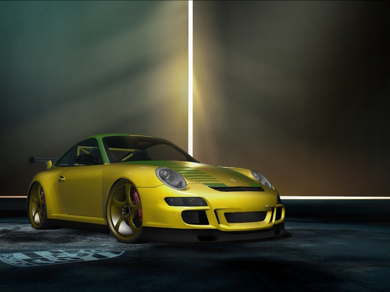 my other porsche 911 gt3 rs with porsche 911 turbo (993) vinyl from nfs high stakes (recreated in the DLC)