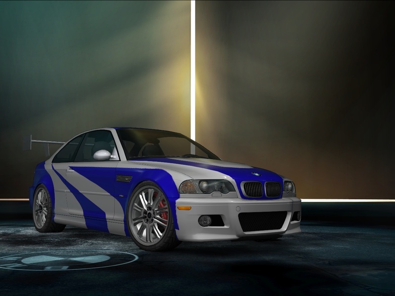 my bmw m3 e46 with the hero vinyl from nfs most wanted 2005 (without widebody)