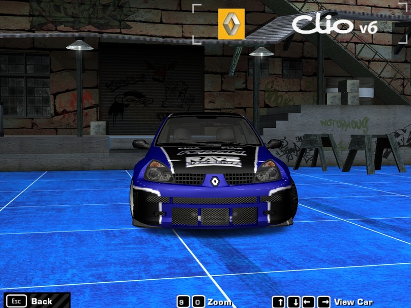 Renault Clio V6 Racing Livery