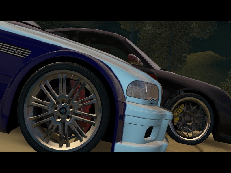 my bmw m3 e46 (hero livery nfs mw 2012) vs nfs undercover's bosses