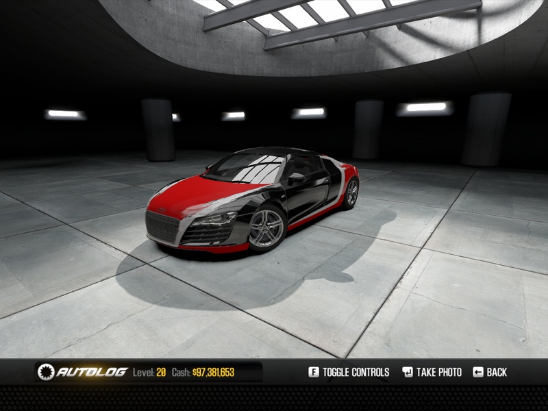 Darius Audi R8 In SHIFT 2 UNLEASHED
