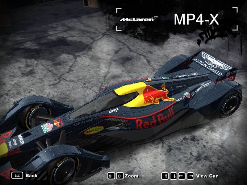 Red Bull skin for McLaren MP4-X