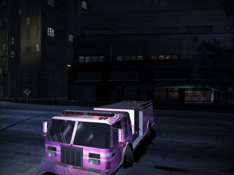 LOL THE PINK FIRE TRUCK