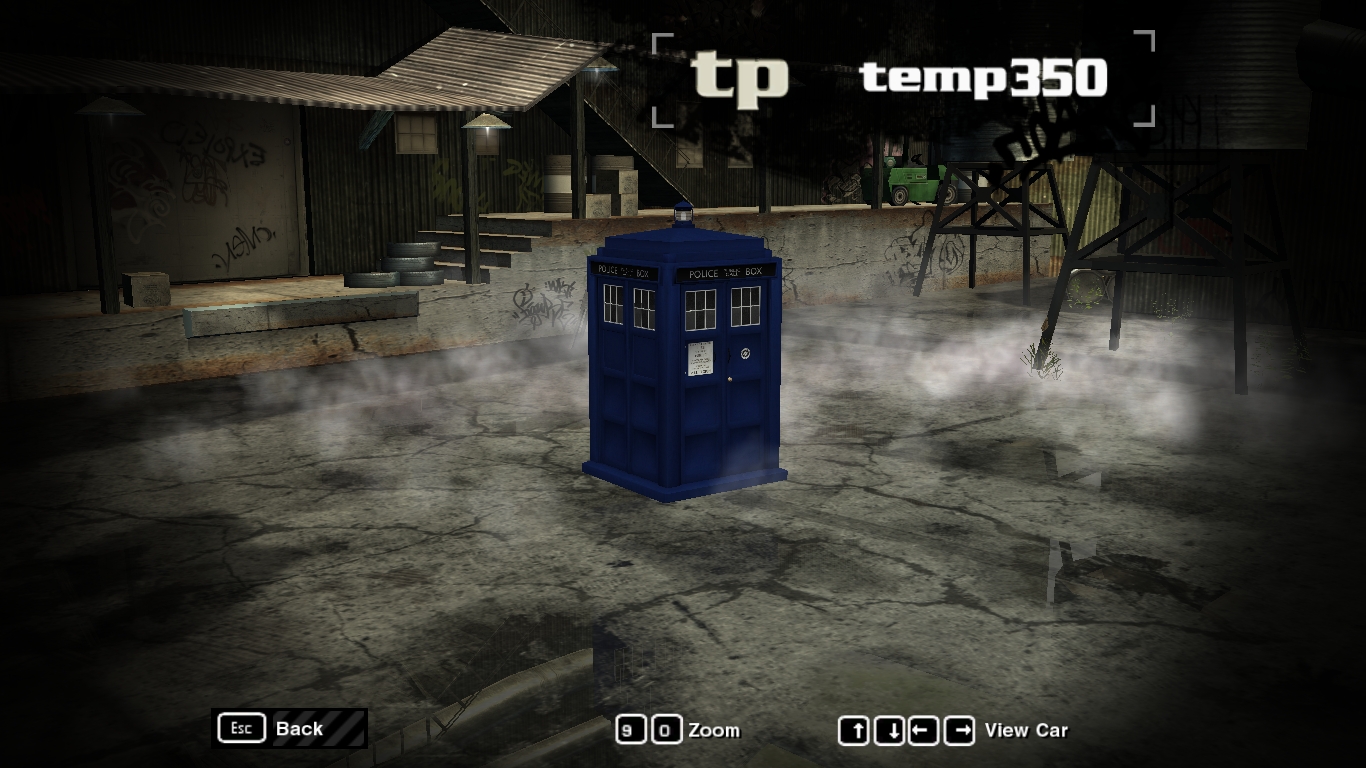 Need For Speed Most Wanted Fantasy TARDIS