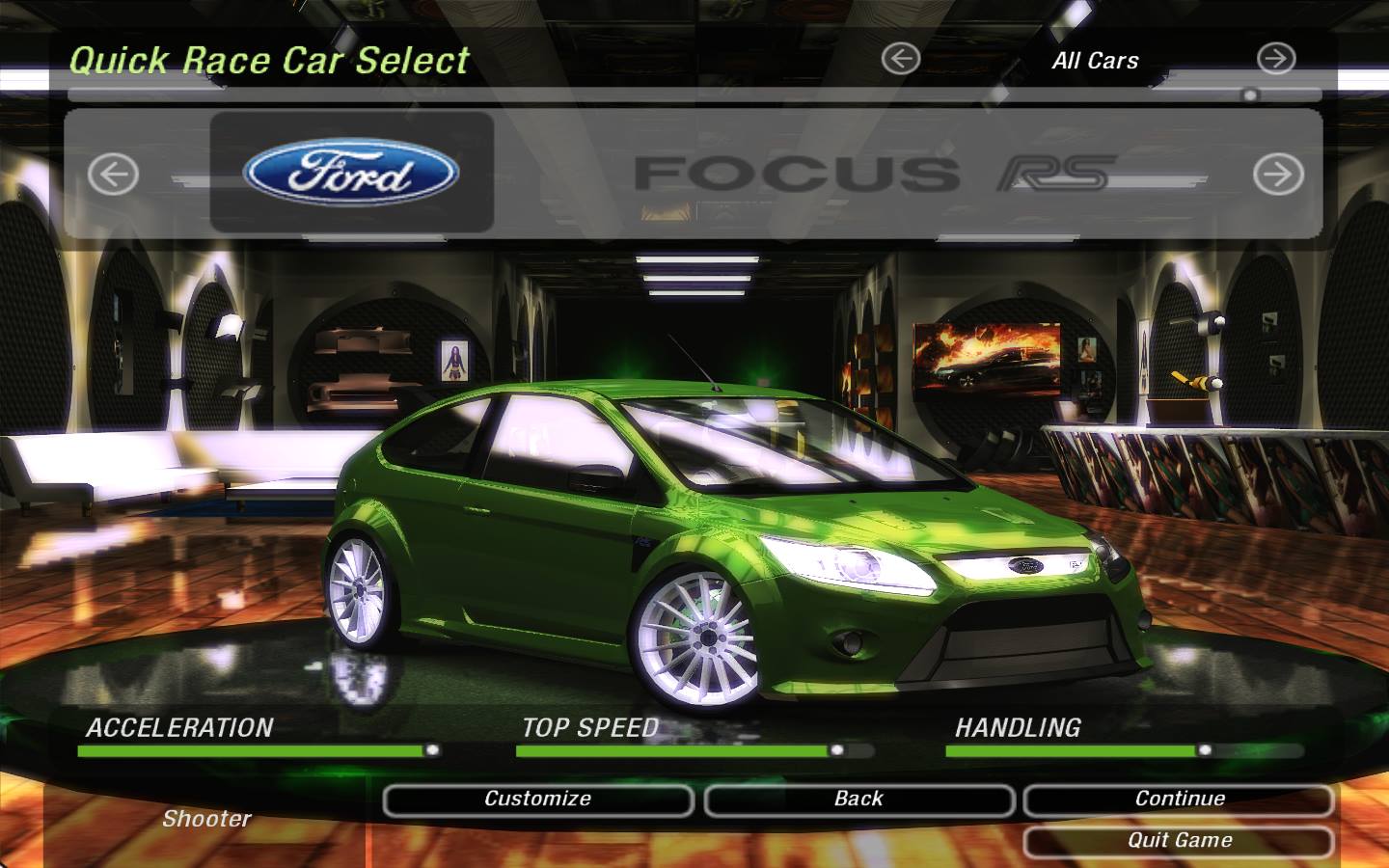 Need For Speed Underground 2 Ford Focus RS