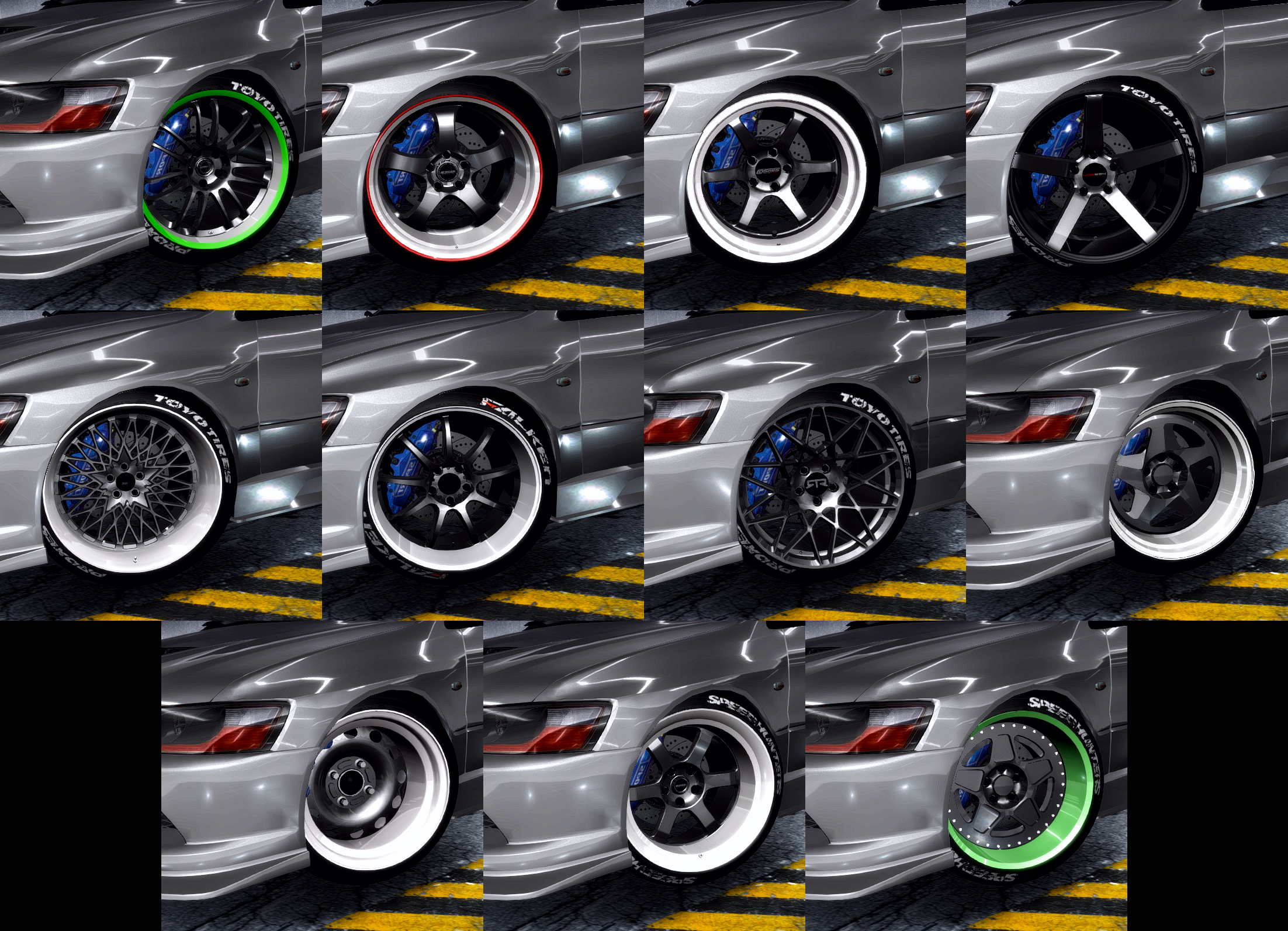 Need For Speed Pro Street [NFS PS] Rims Pack v2.2