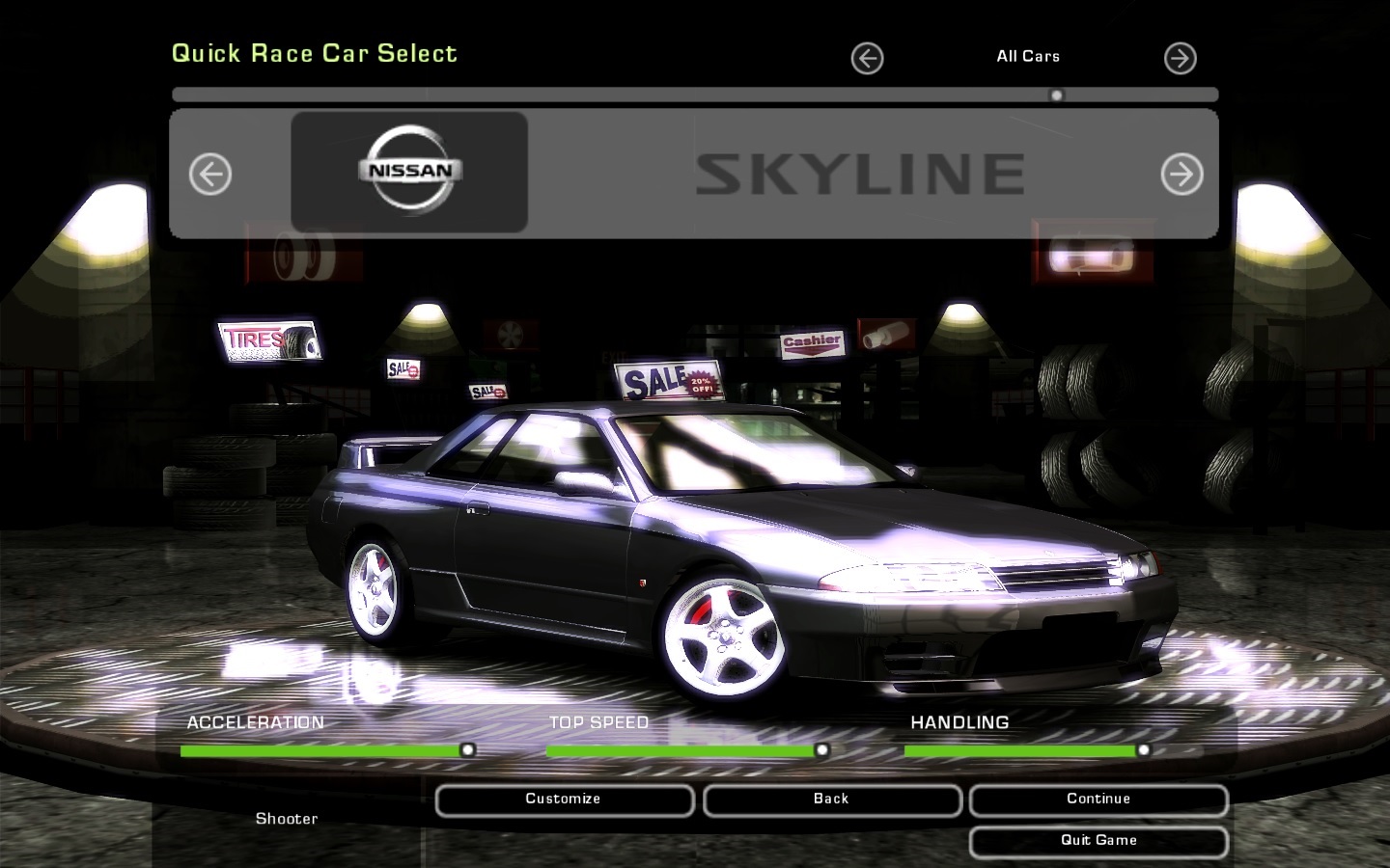 Need For Speed Underground 2 Nissan Skyline GT-R R32