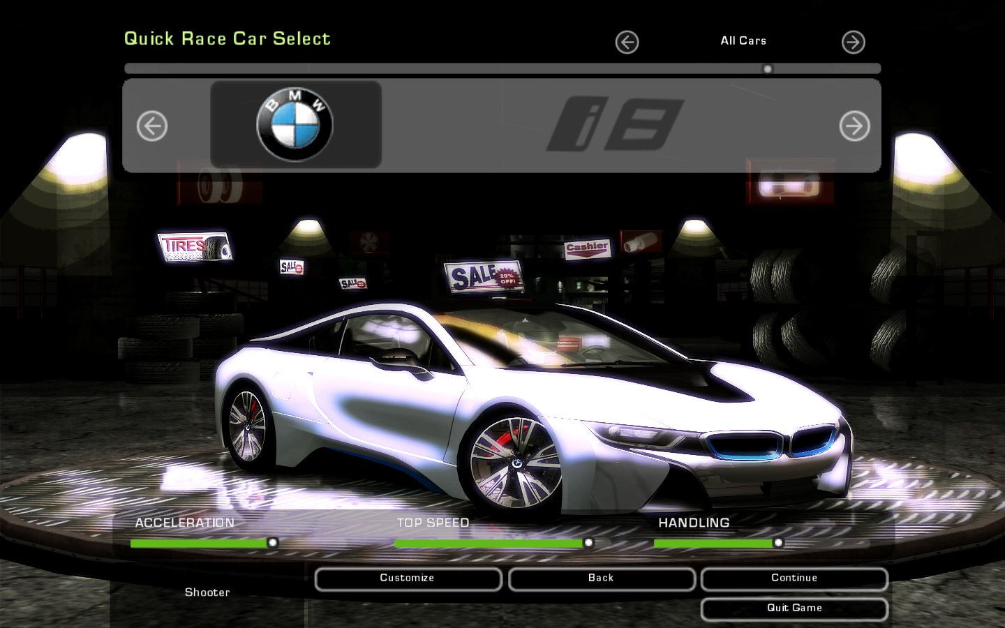 Need For Speed Underground 2 BMW i8