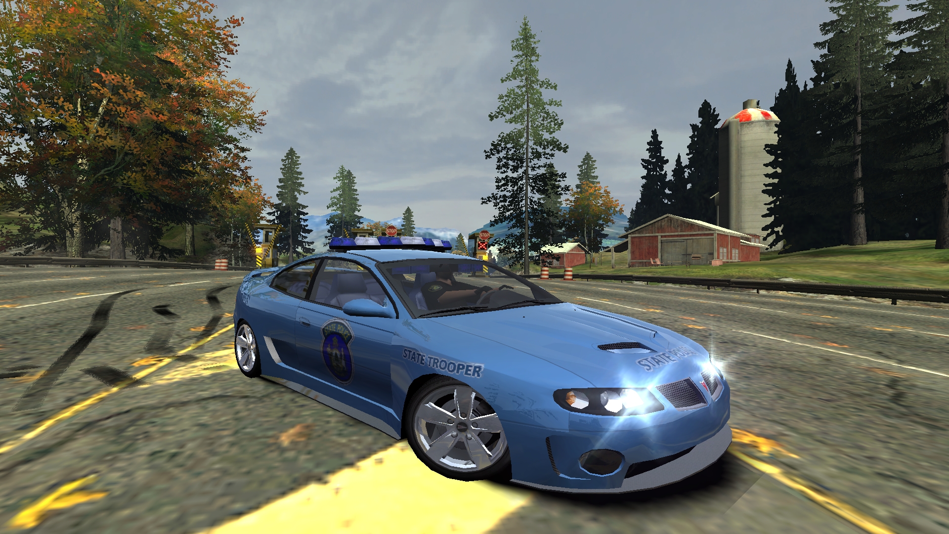 Need For Speed Most Wanted Maine State Police Pontiac GTO