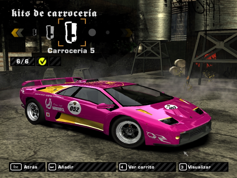 Need For Speed Most Wanted Lamborghini Diablo VT 6.0, SV, SVR, GT, GTR, Morohoshi edition
