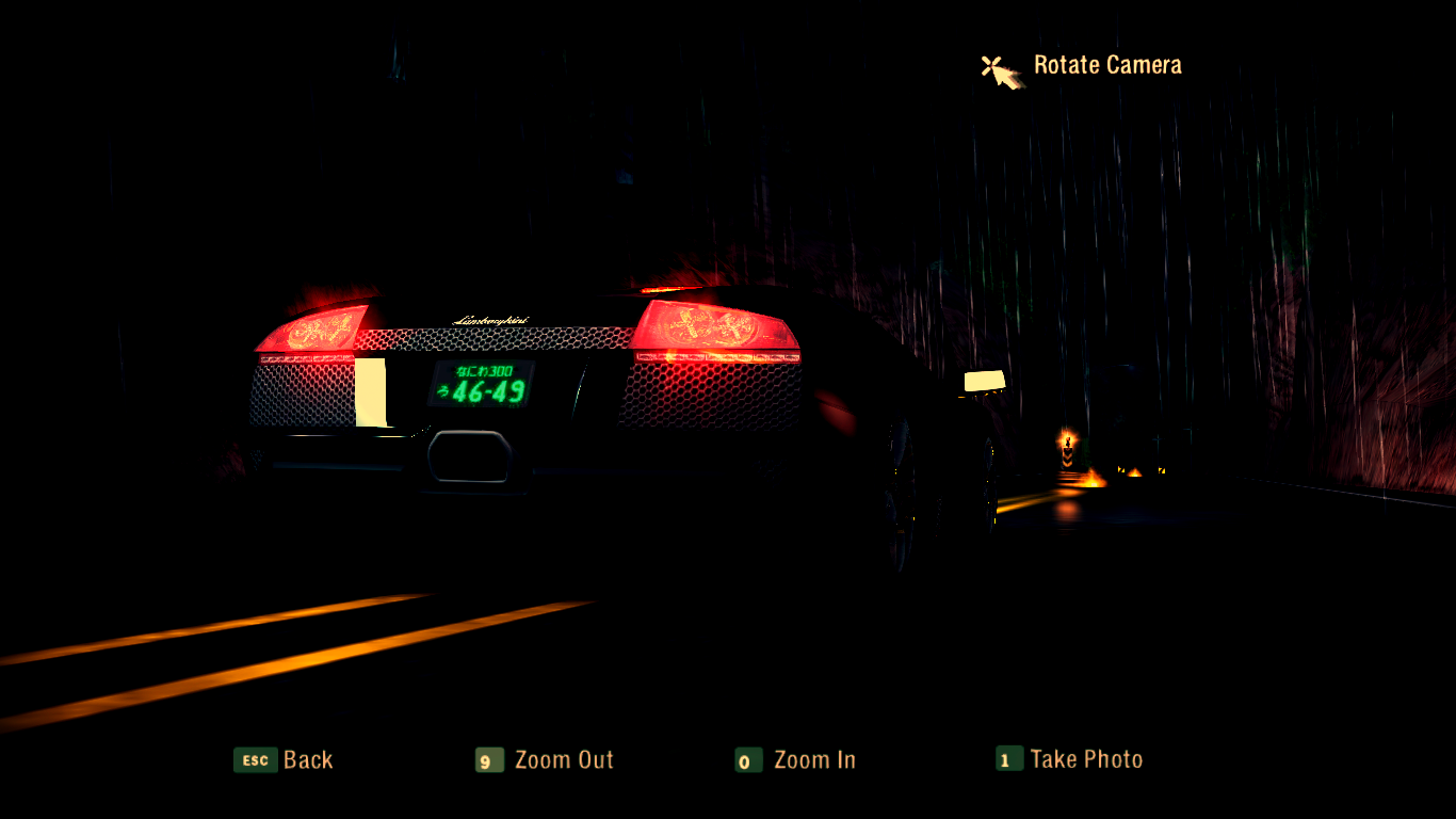 Need For Speed Carbon Japanese Plates (Backlit)
