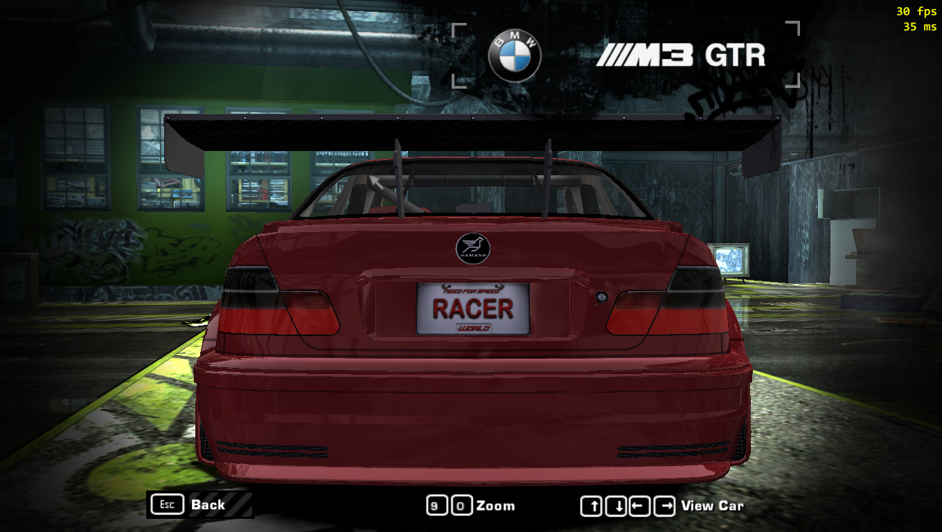 Need For Speed Most Wanted NFS World New Racer License Plate