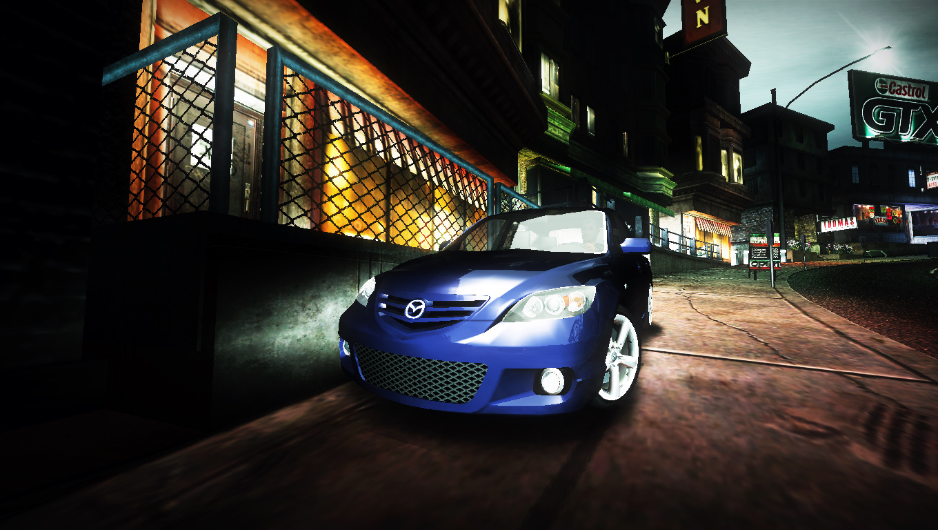 Need For Speed Carbon Mazda 3 Sport Traffic Car