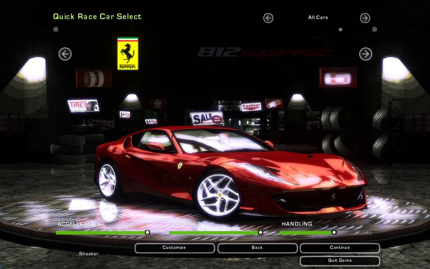 Need For Speed Underground 2 Ferrari 812 Superfast