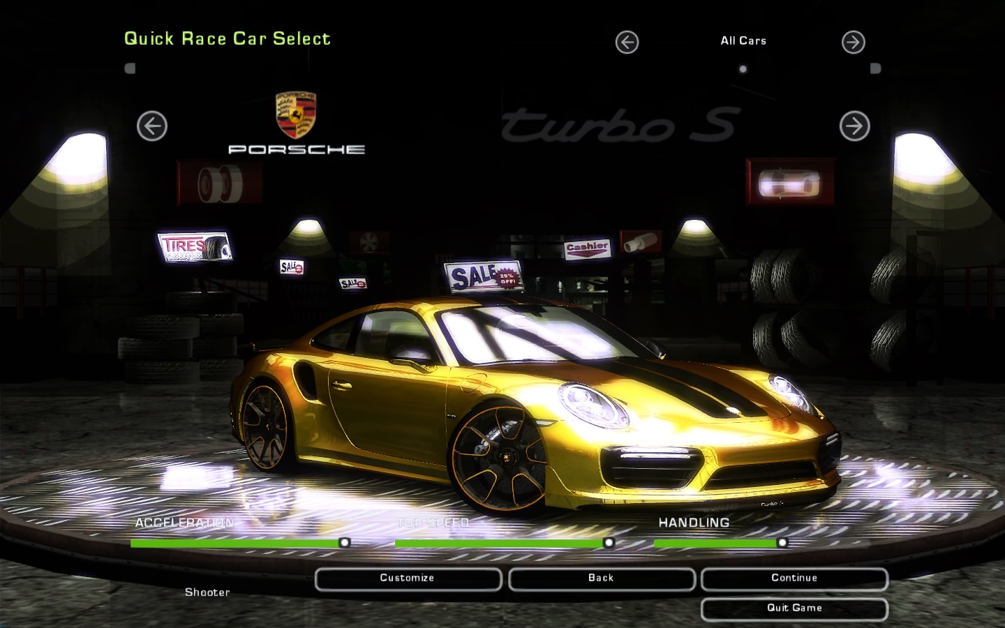 Need For Speed Underground 2 Porsche 911 (991-2) Turbo S Exclusive