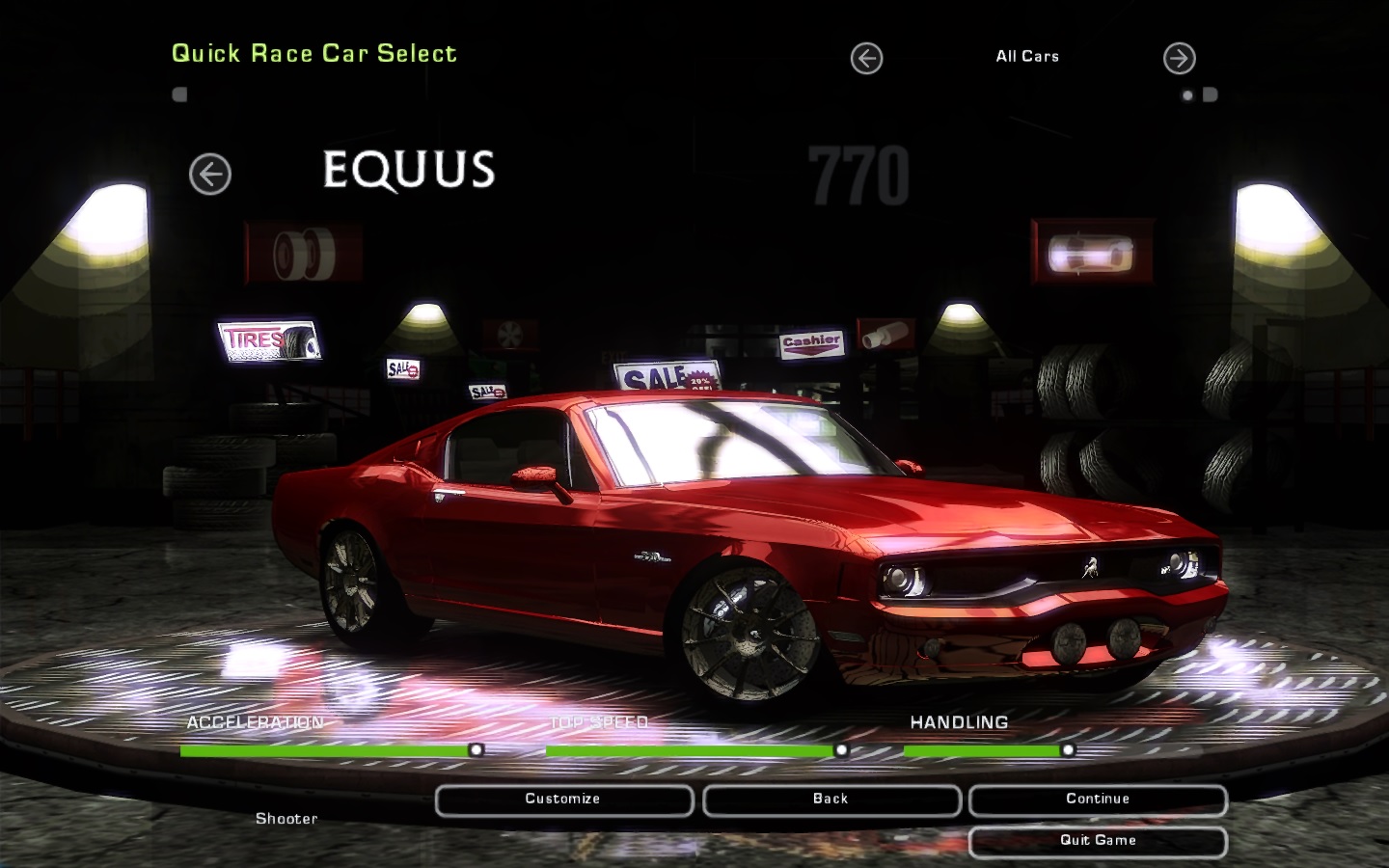 Need For Speed Underground 2 Ford Equus Bass 770