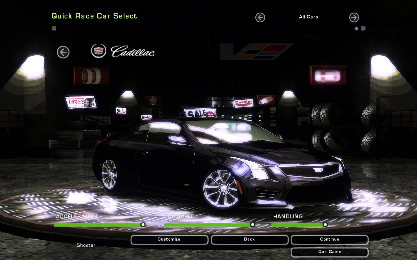 Need For Speed Underground 2 Cadillac ATS-V Coupe