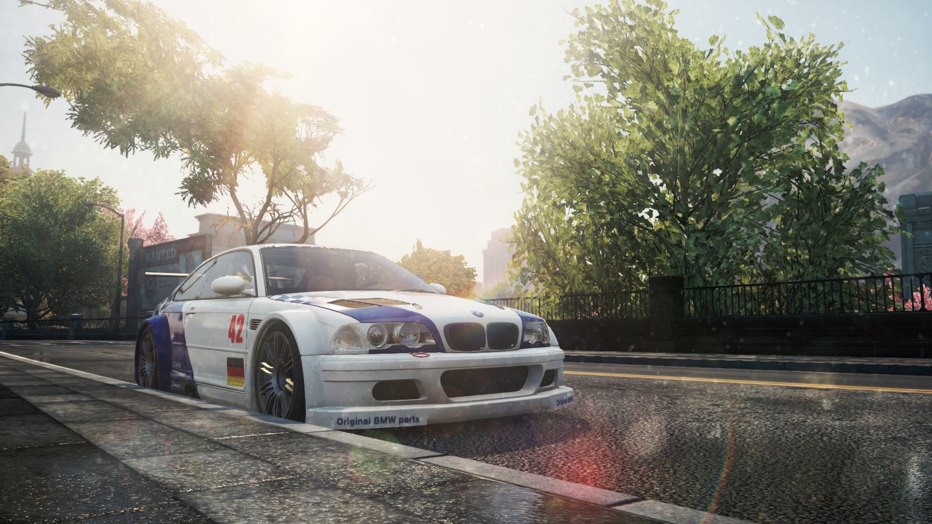 Need For Speed Most Wanted 2012 BMW M3 GTR - #42 BMW Team Livery v2.0