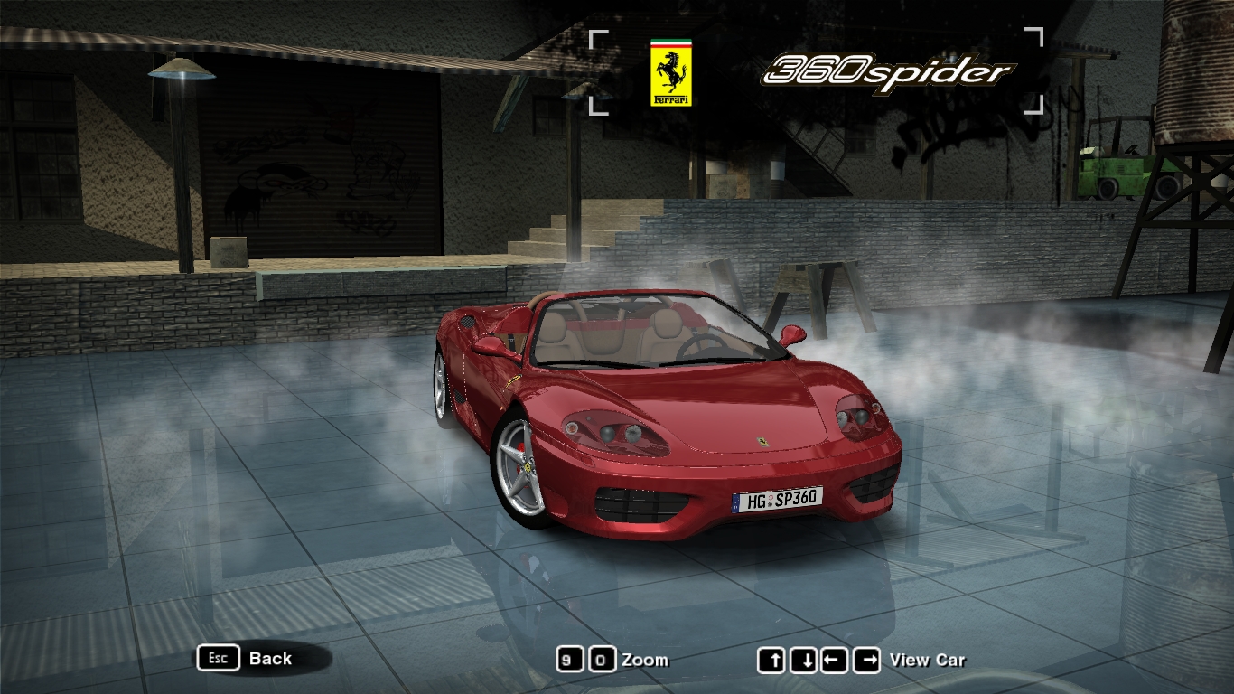 Need For Speed Most Wanted Ferrari 360 Spider