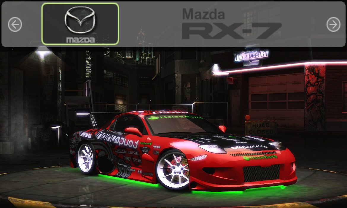 Need For Speed Underground 2 Mazda RX7 - Akikimura Vinyl
