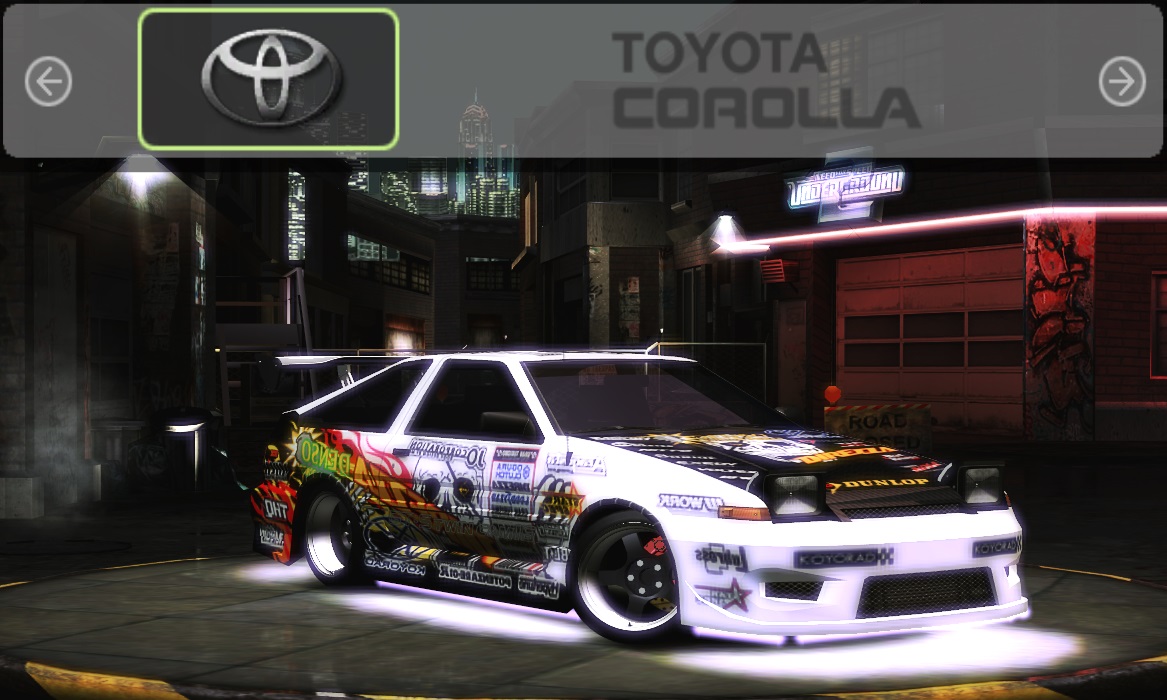Need For Speed Underground 2 Toyota Corolla - Sunrise Vinyl