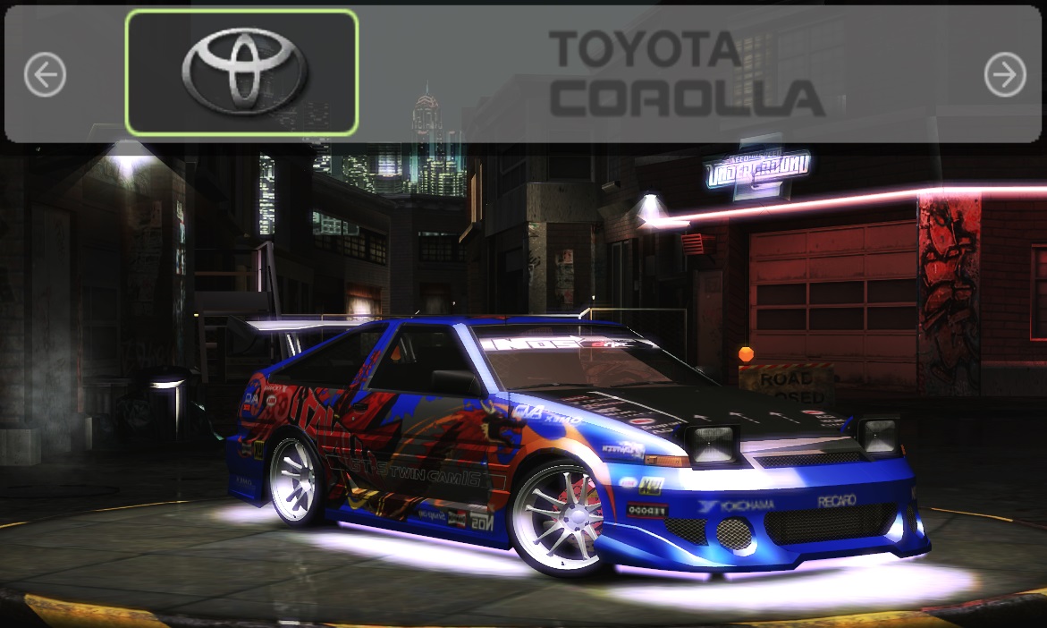Need For Speed Underground 2 Toyota Corolla - Lunati Vinyl