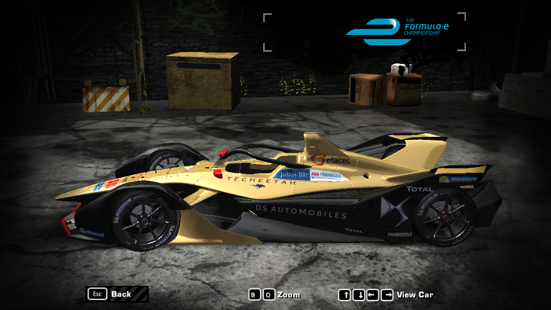 Need For Speed Most Wanted Various Formula E skins