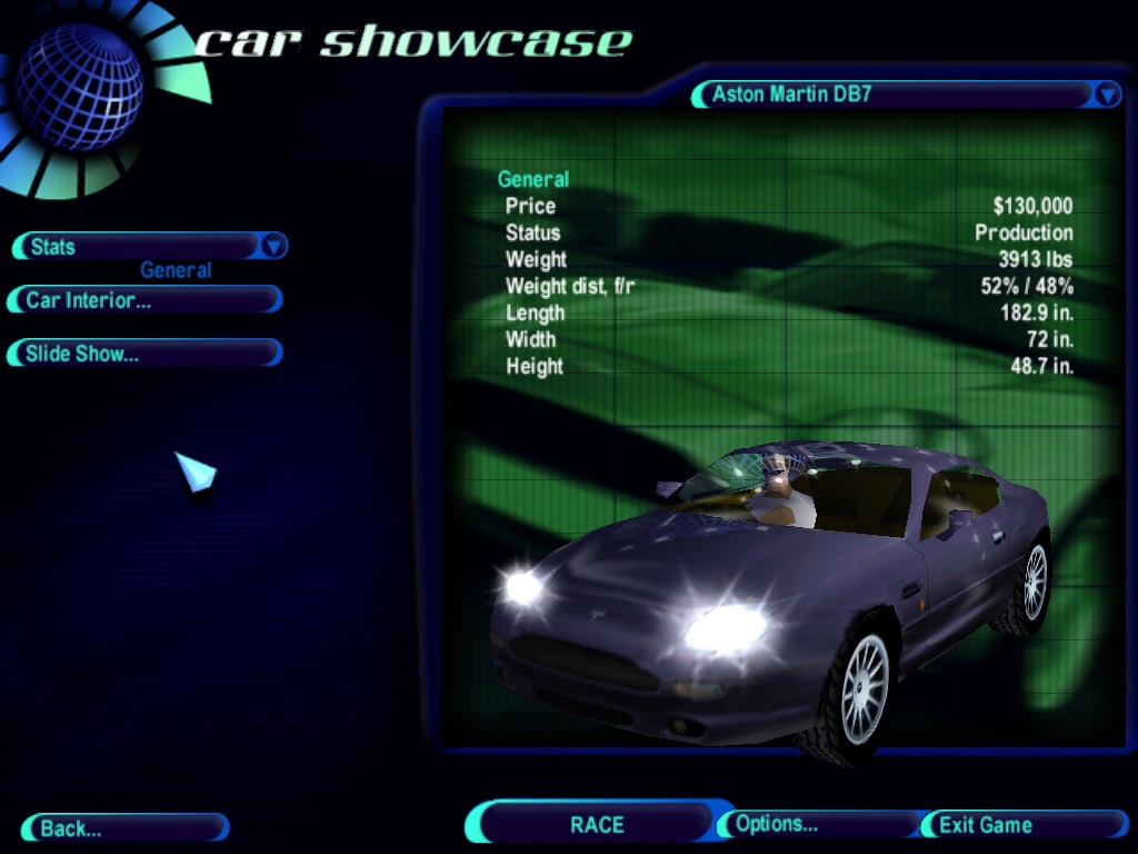Need For Speed High Stakes Showcase pack for EA cars