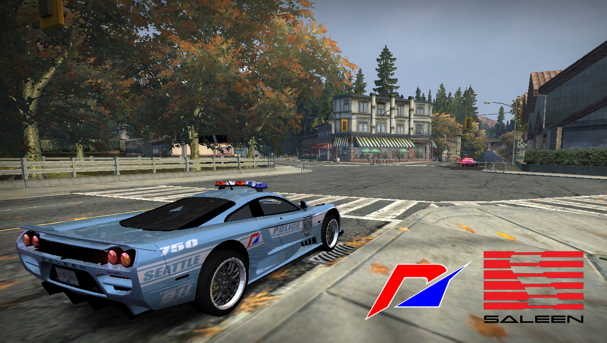 Need For Speed Most Wanted Saleen S7 Seattle Police Vinyl