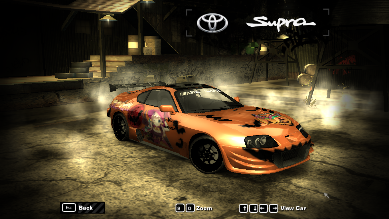 Need For Speed Most Wanted Toyota Halloween Supra (Vinyl)