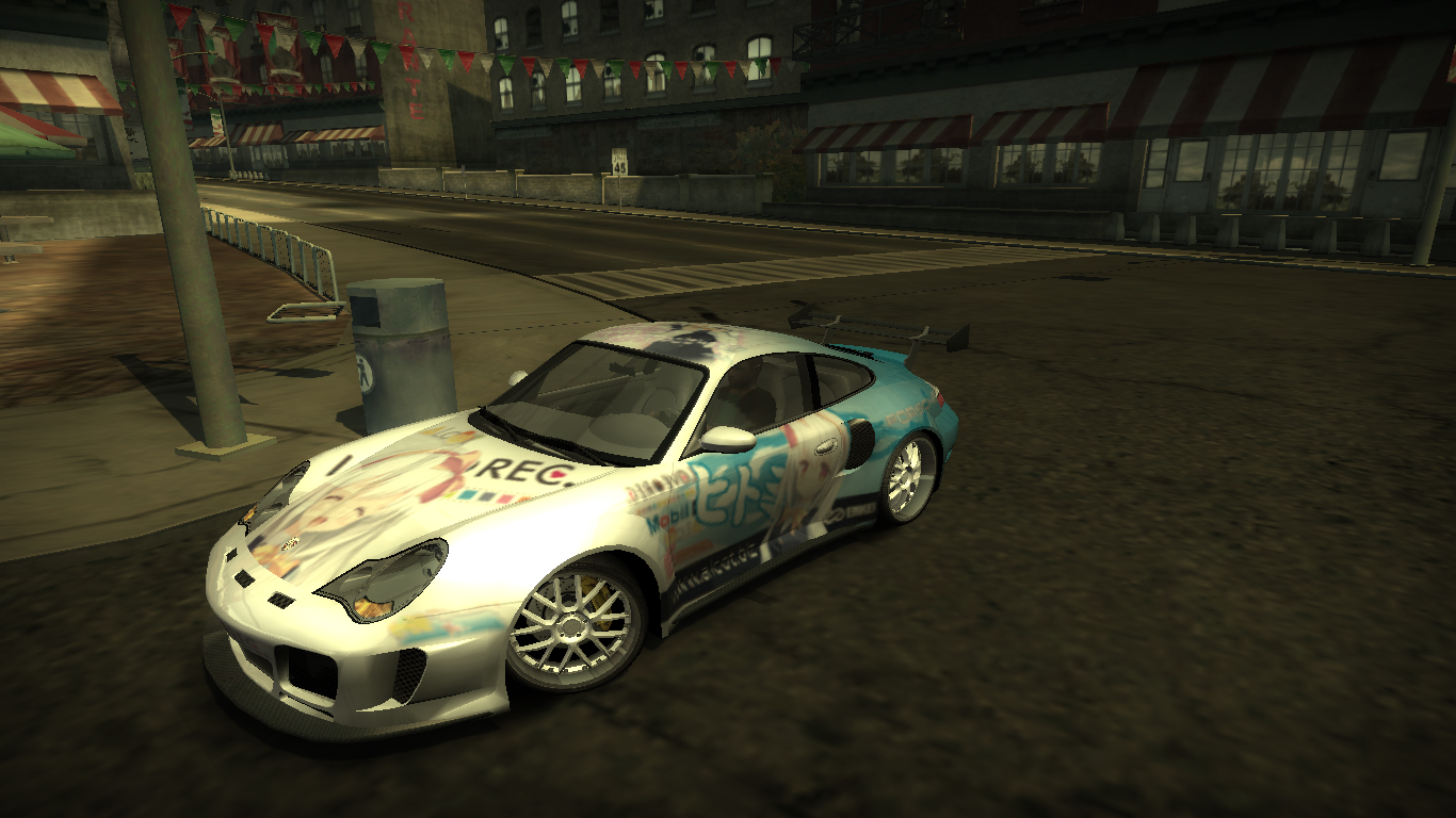 Need For Speed Most Wanted Porsche 911Turbo(LOVEREC. Itasha)