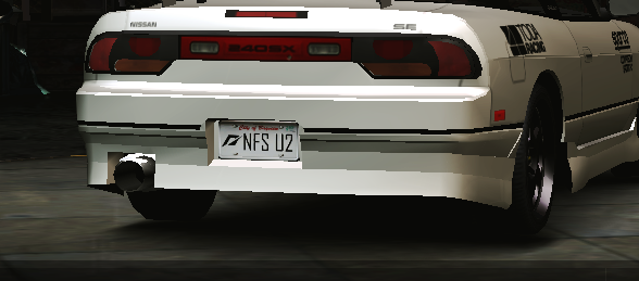 Need For Speed Underground 2 New license plate - 2 versions