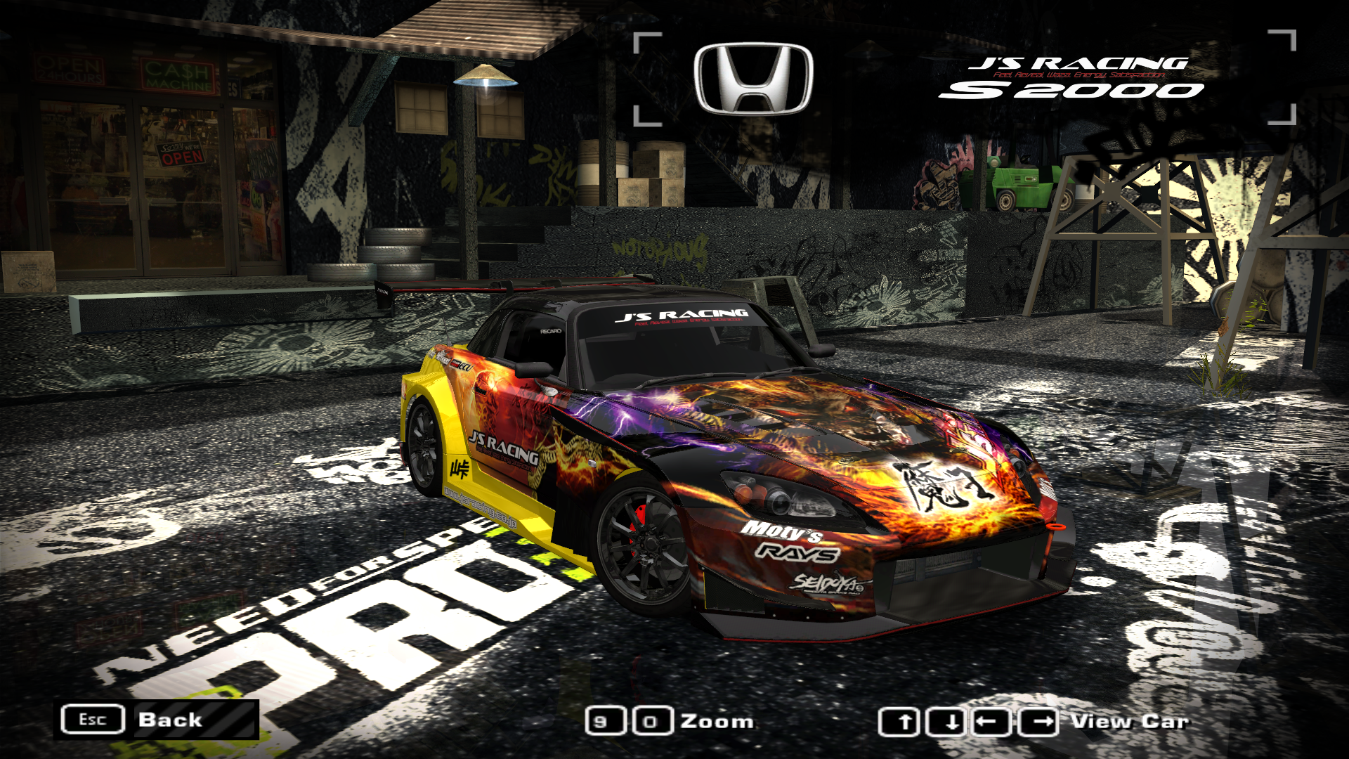 Need For Speed Most Wanted Honda J's RACING Maou S2000
