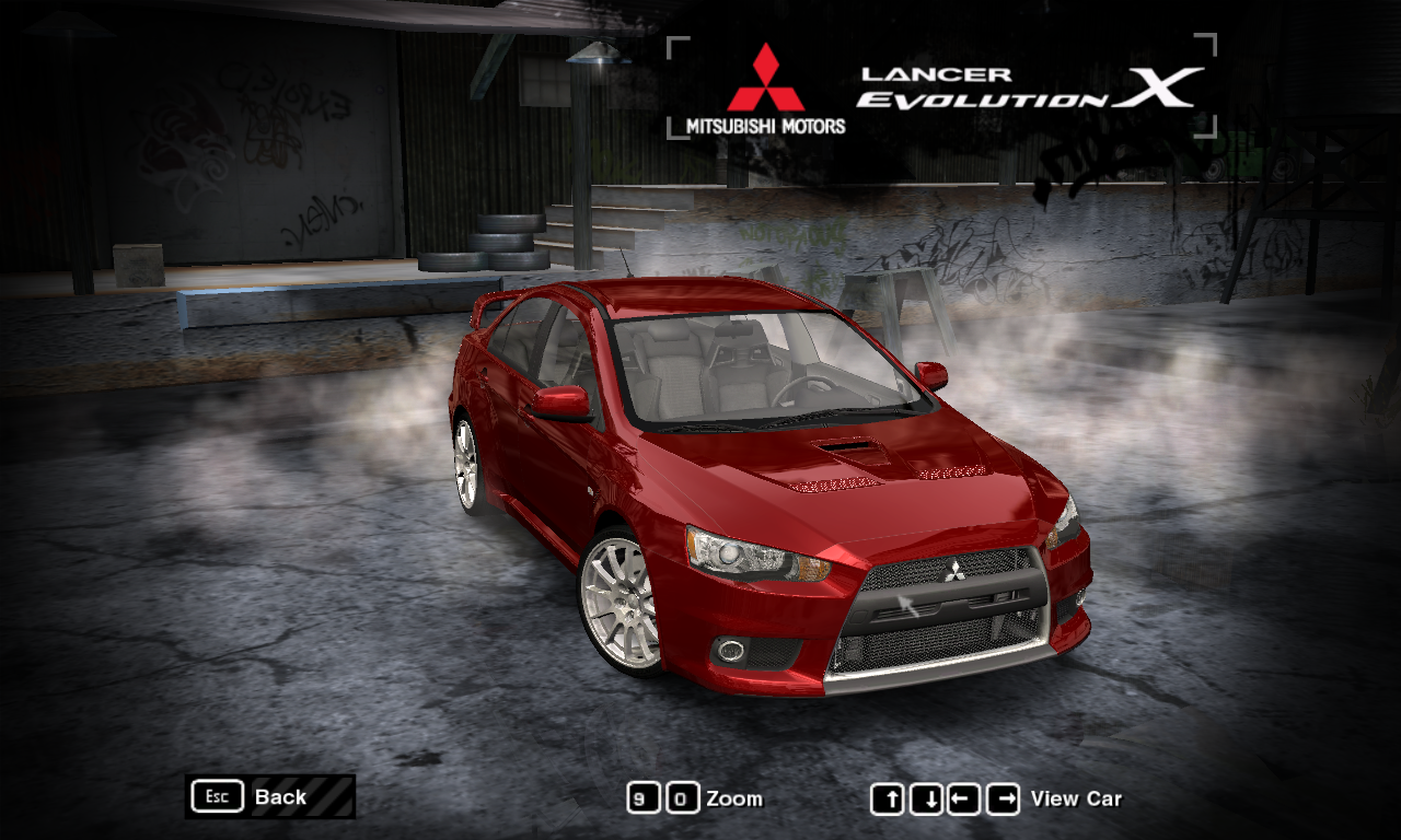 Need For Speed Most Wanted Mitsubishi Lancer Evolution X