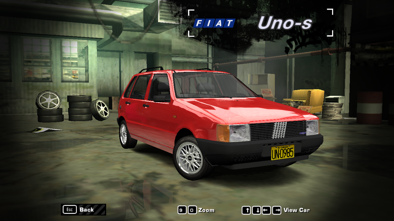 Need For Speed Most Wanted Fiat Uno - Save
