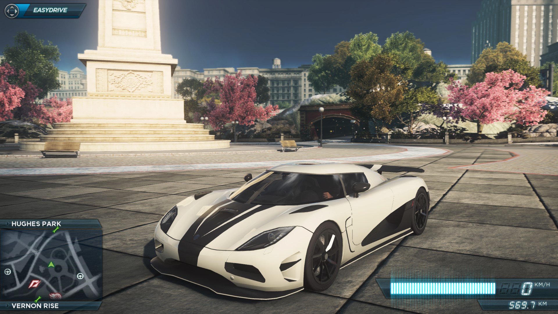 Need For Speed Most Wanted 2012 Koenigsegg Agera R with canopy