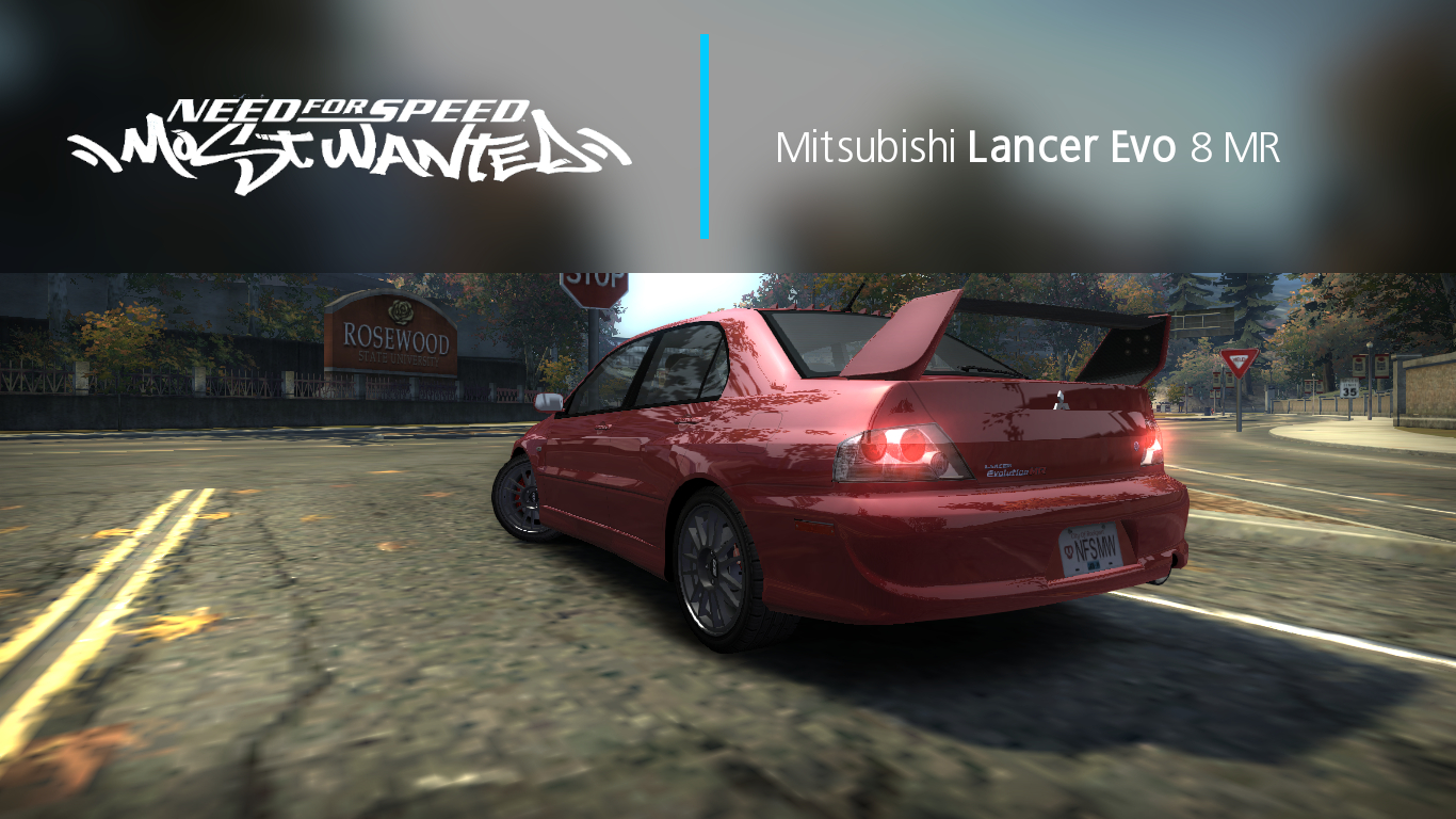 Need For Speed Most Wanted Mitsubishi Lancer Evo 8 MR