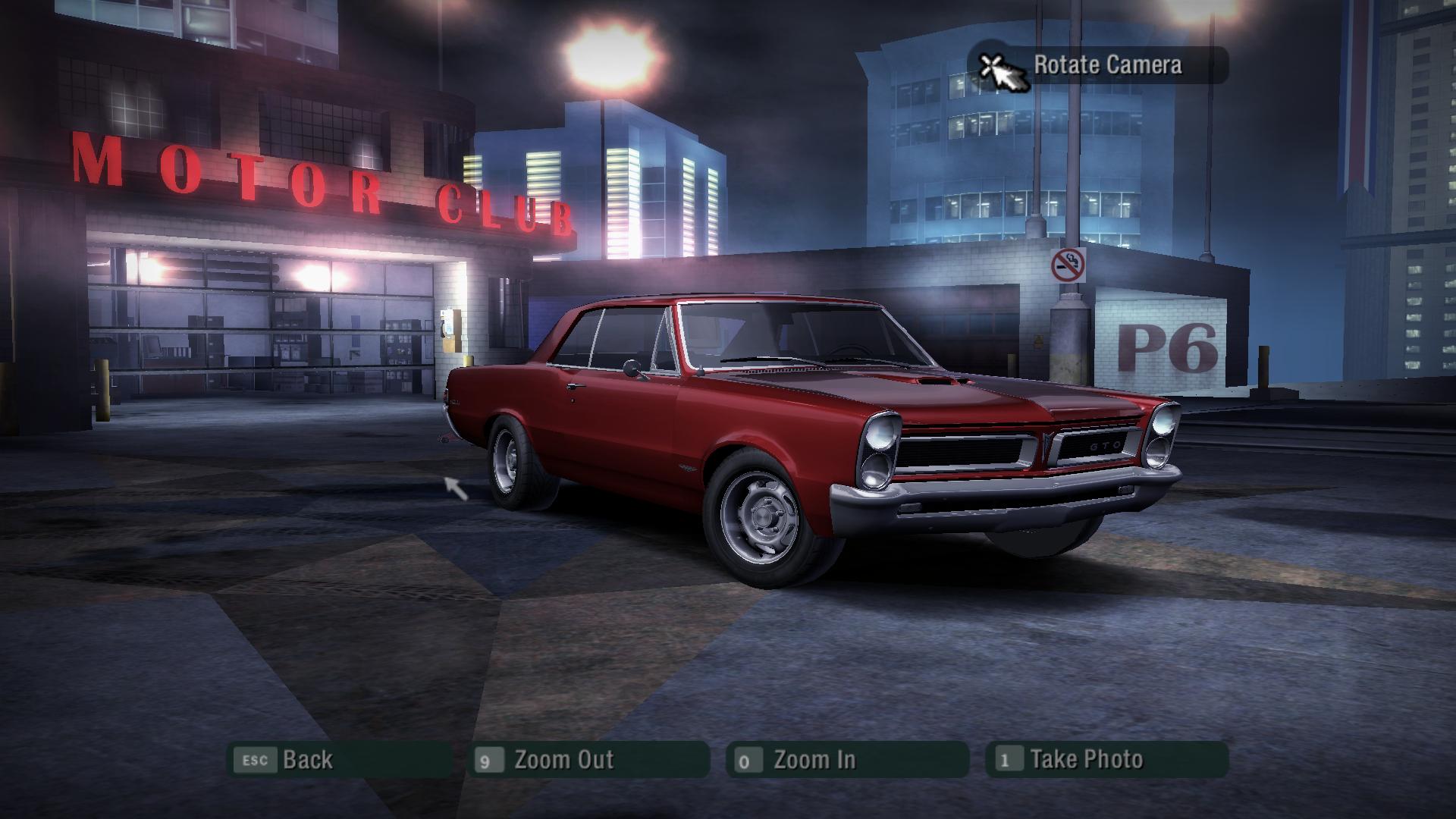 Need For Speed Carbon 1965 Pontiac GTO