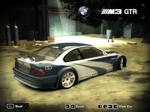 BMW M3 GTR In NFS Most Wanted unlocked in Career Mode
