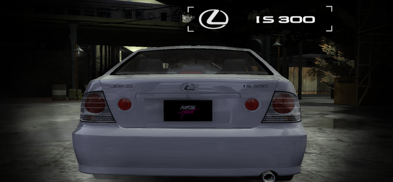 Need For Speed Most Wanted Simple NFS Heat license plate for NFSMW