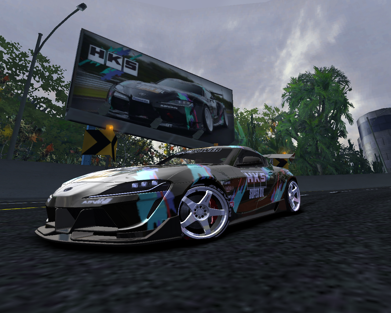Need For Speed Most Wanted Toyota Supra GR A90 HKS Livery 512x 1024x