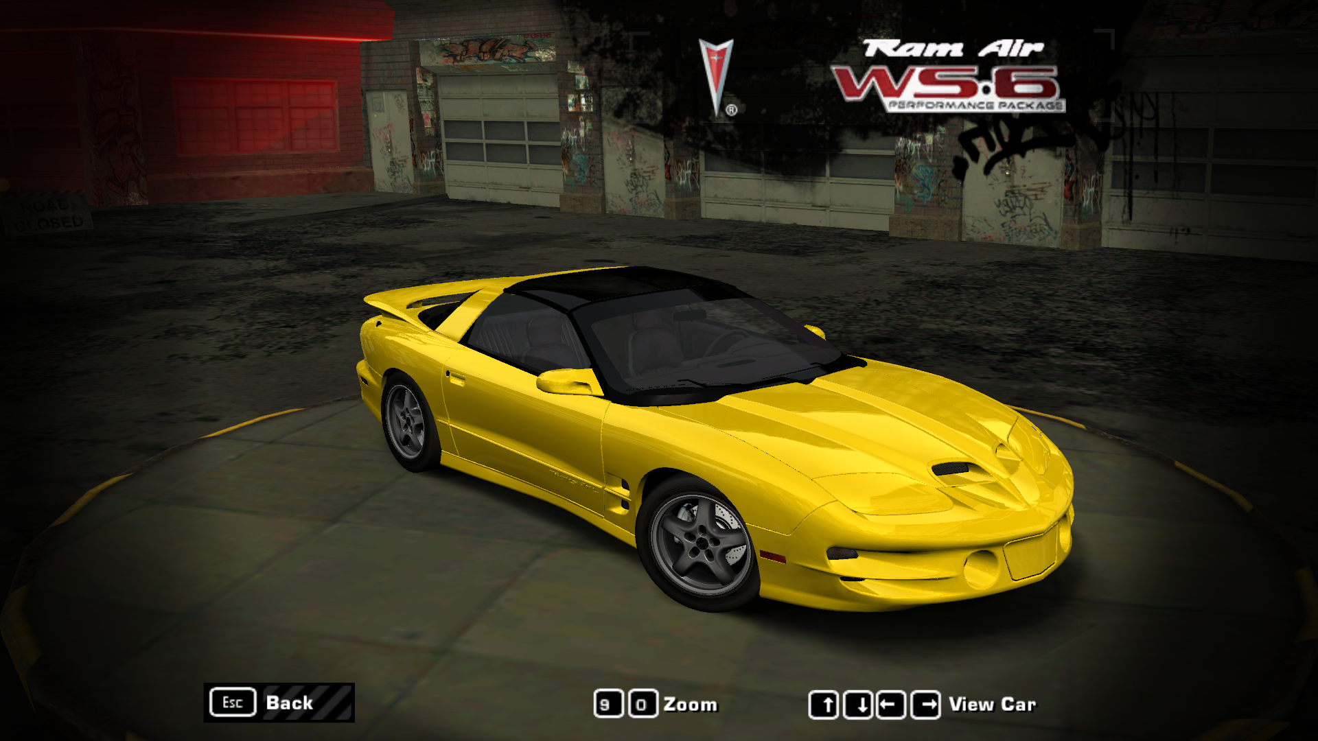 Need For Speed Most Wanted 2002 Pontiac Firebird Trans Am WS6