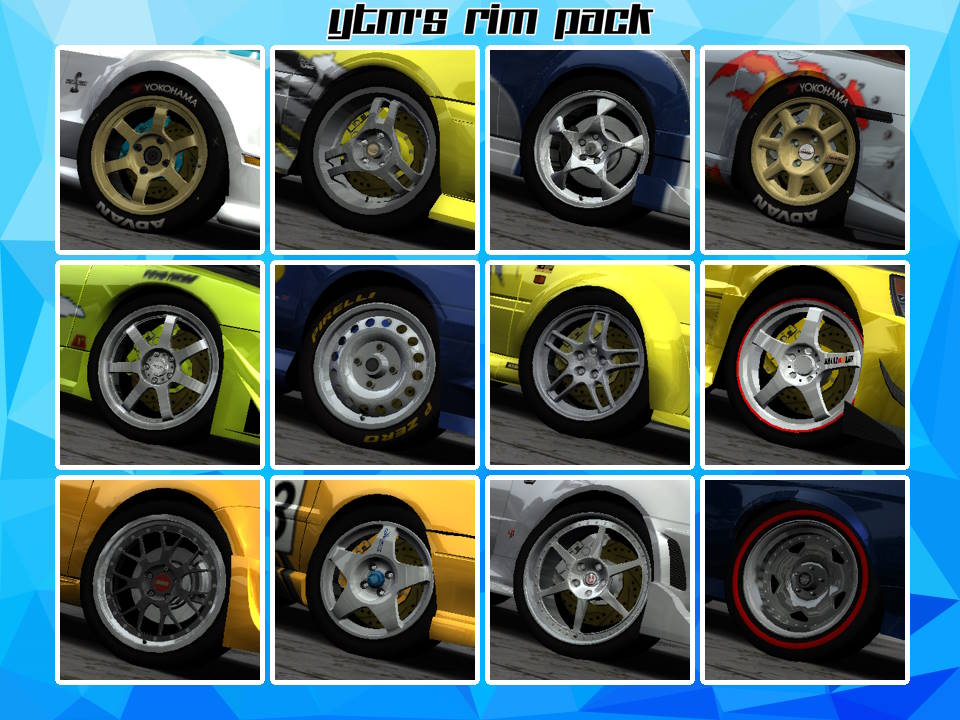Need For Speed Most Wanted YTM's Rim Pack v1.6 [Addon]
