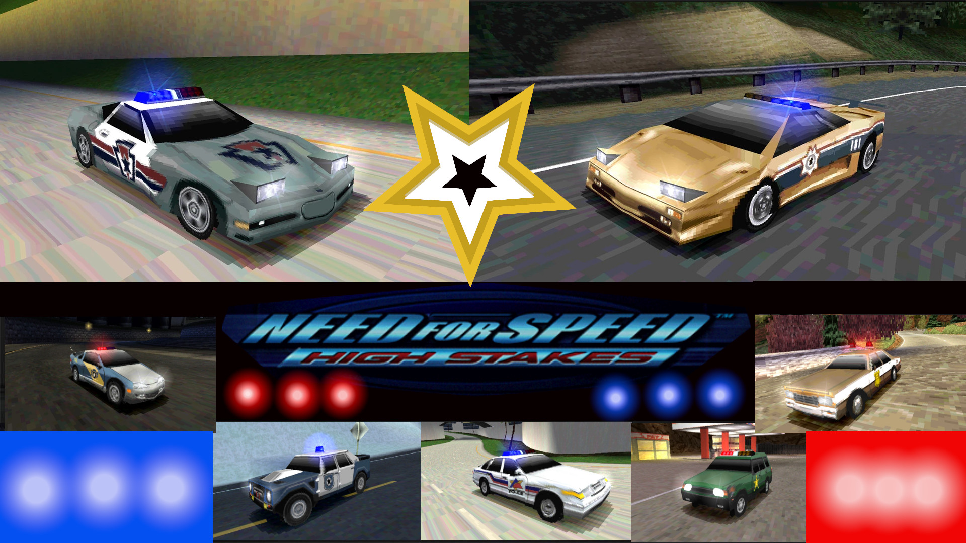 Need For Speed High Stakes Traffic NFS 3 PSX COP PACKS