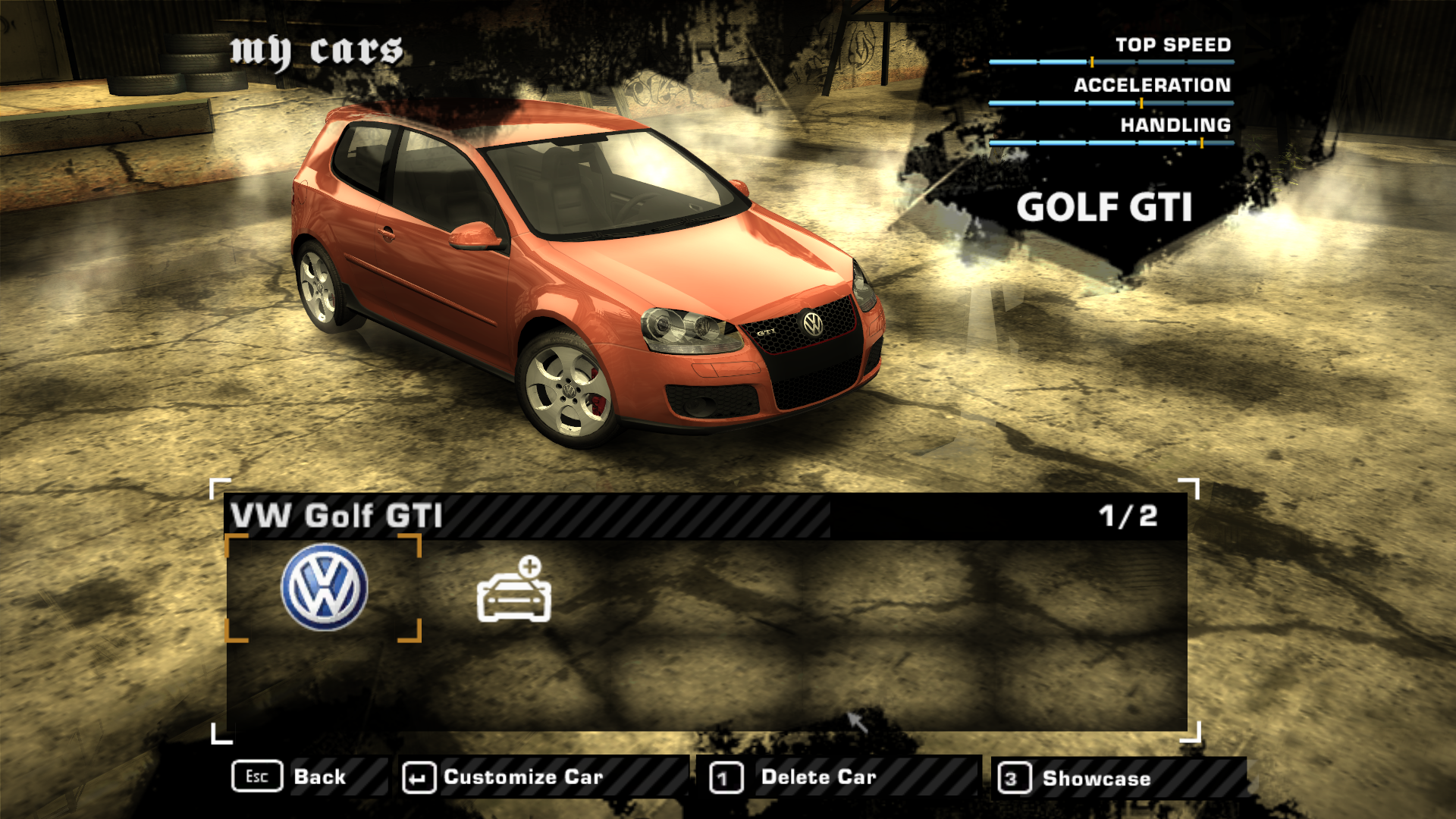 Need For Speed Most Wanted Volkswagen Golf GTI - Performance Upgrade