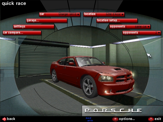 Need For Speed Porsche Unleashed Dodge Charger SRT8